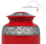 Adult Urn in Rin Red