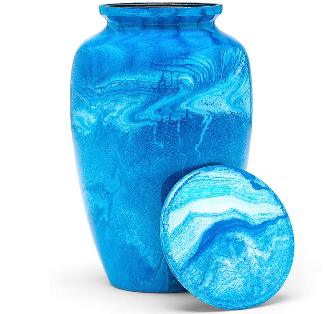 Adult Urn in Blue Milo
