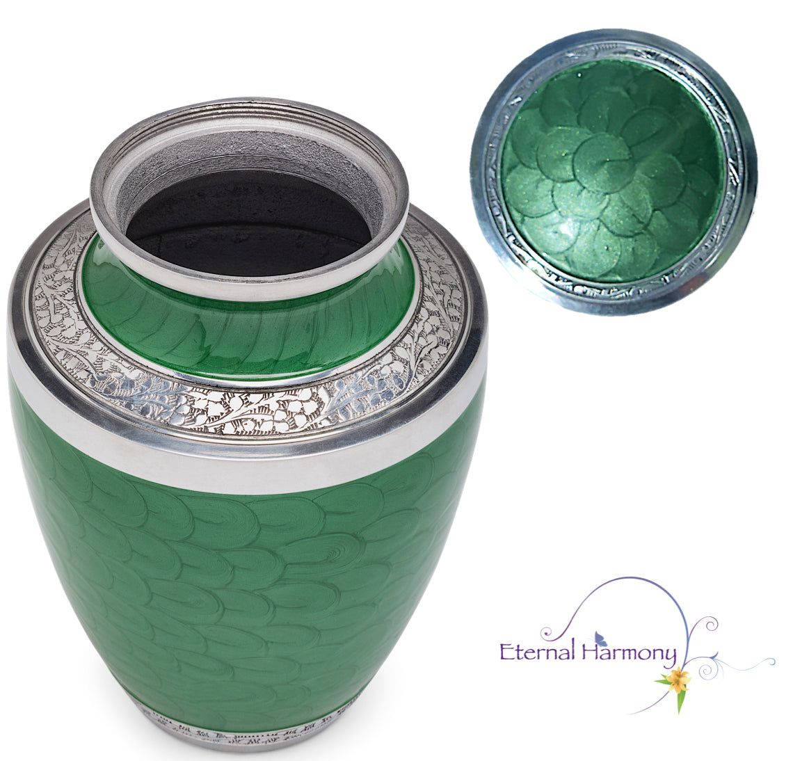 Adult Urn in Green Pearl