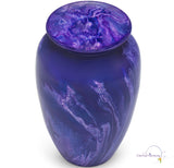 Adult Urn in Purple Milo